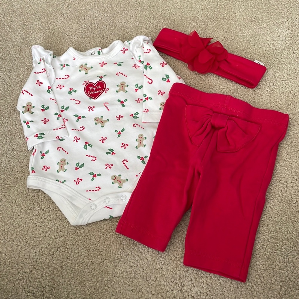 My 1st Christmas Little Me gingerbread outfit